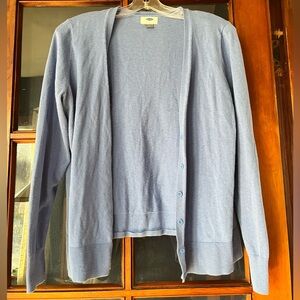 Light blue/periwinkle buttoned cardigan